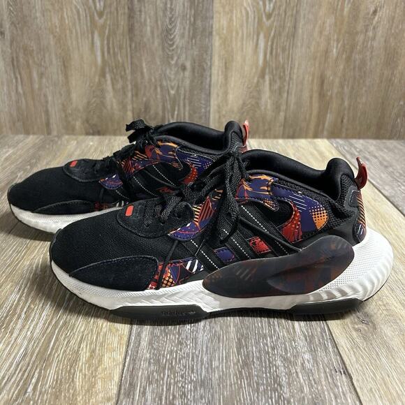 Adidas Originals Men’s US Size 7 Hi-Tail Black Red Orange Purple H69047 Shoes - Picture 5 of 11